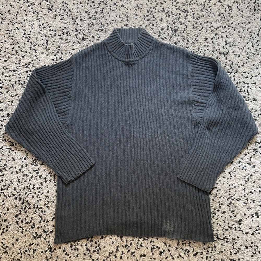 XL Plugg jeans wear grey men’s sweater long sleeve